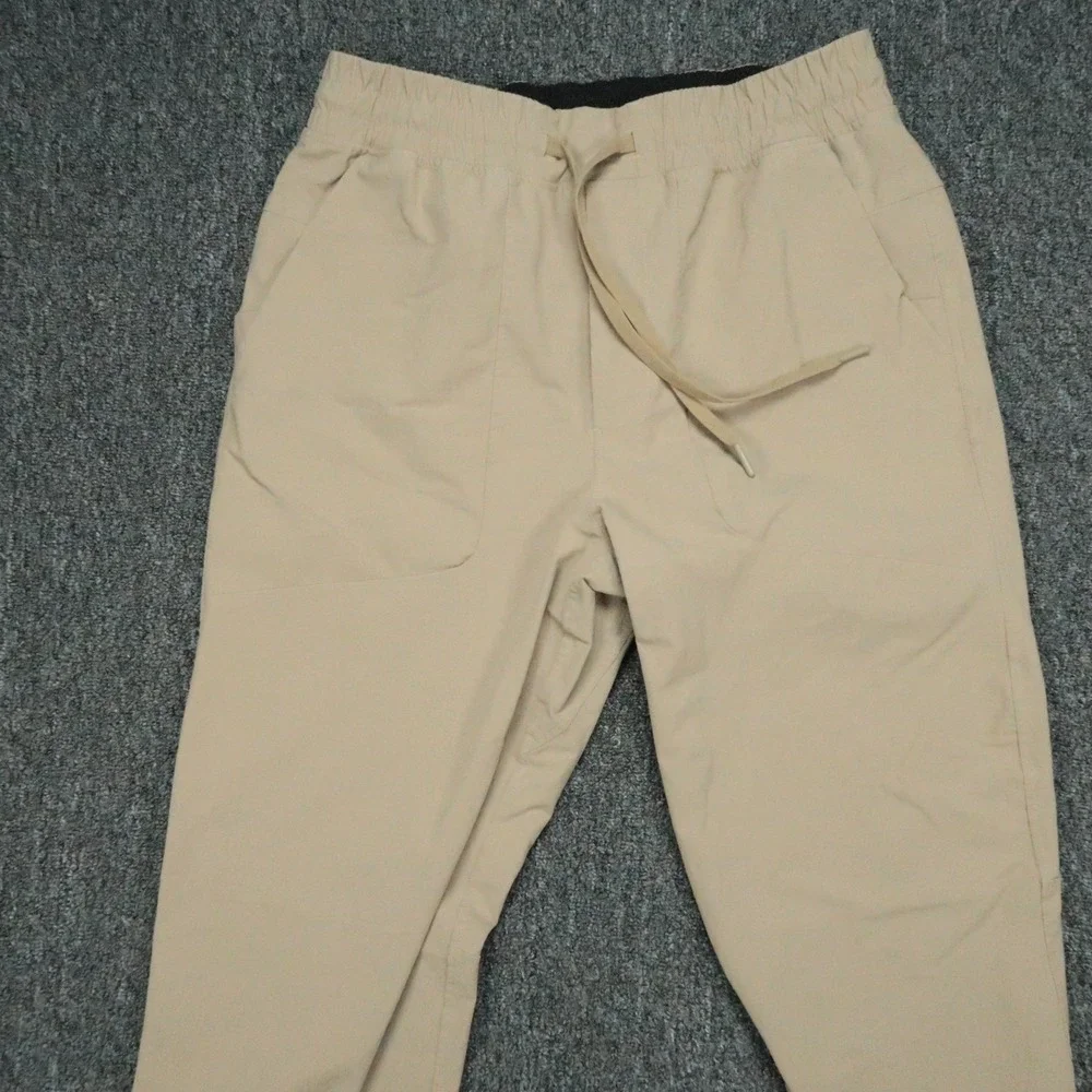 lululemon Pants Mens Medium Beige ABC Jogger Athletic Tapered Zip Pocket